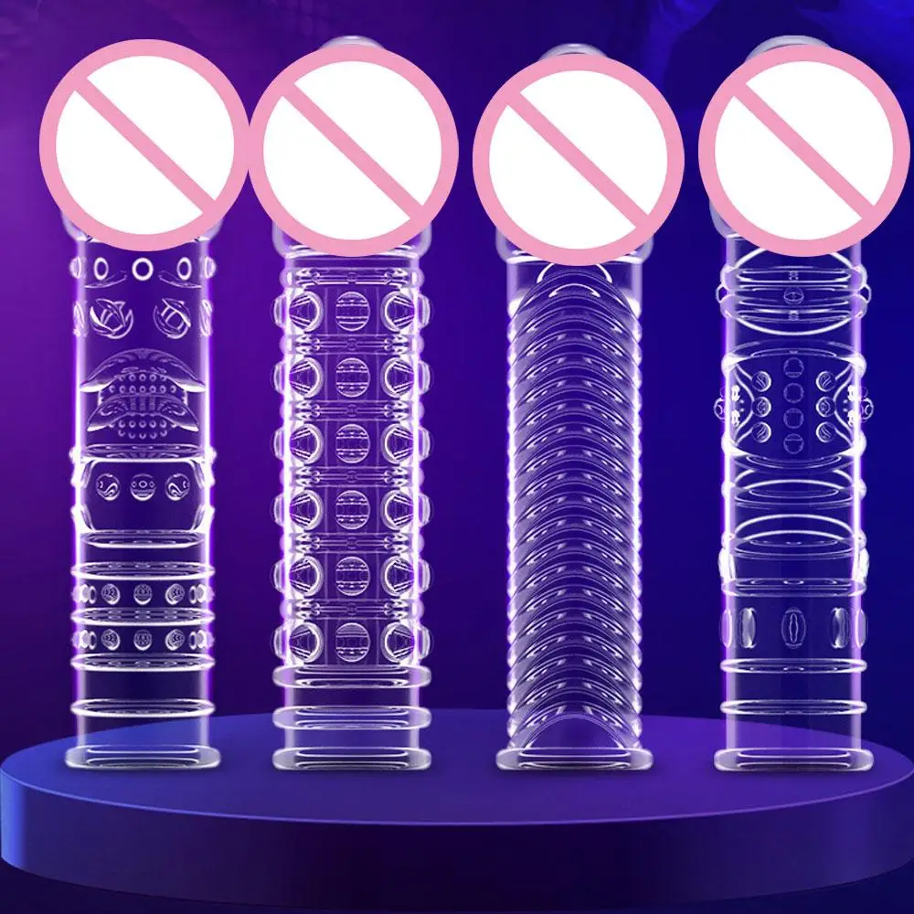 القضيب موسع كم قابلة لإعادة الاستخدام سيليكون سبايك منقط الواقي الذكري الجنس لعب دسار القضيب الواقي الذكري G بقعة تحفيز الرجال تأخير القذف #2