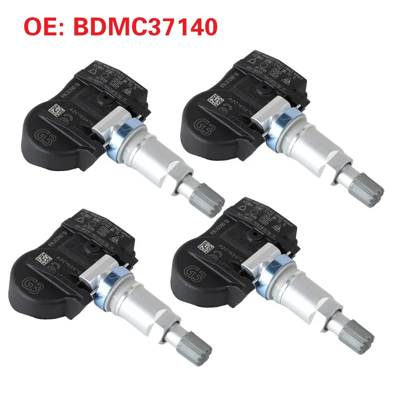 4pcs BDMC37140 BDMC-37140 Car Tire Pressure Monitor Sensor For Mazda 2 3 5 6 CX-5 CX5 CX-6 CX6 CX-9 CX9 MX-5 Artz TPMS 433Mhz