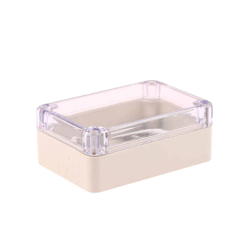 Plastic Waterproof Clear Cover DIY Project Electronic Box Enclosure Case 23*80*55mm