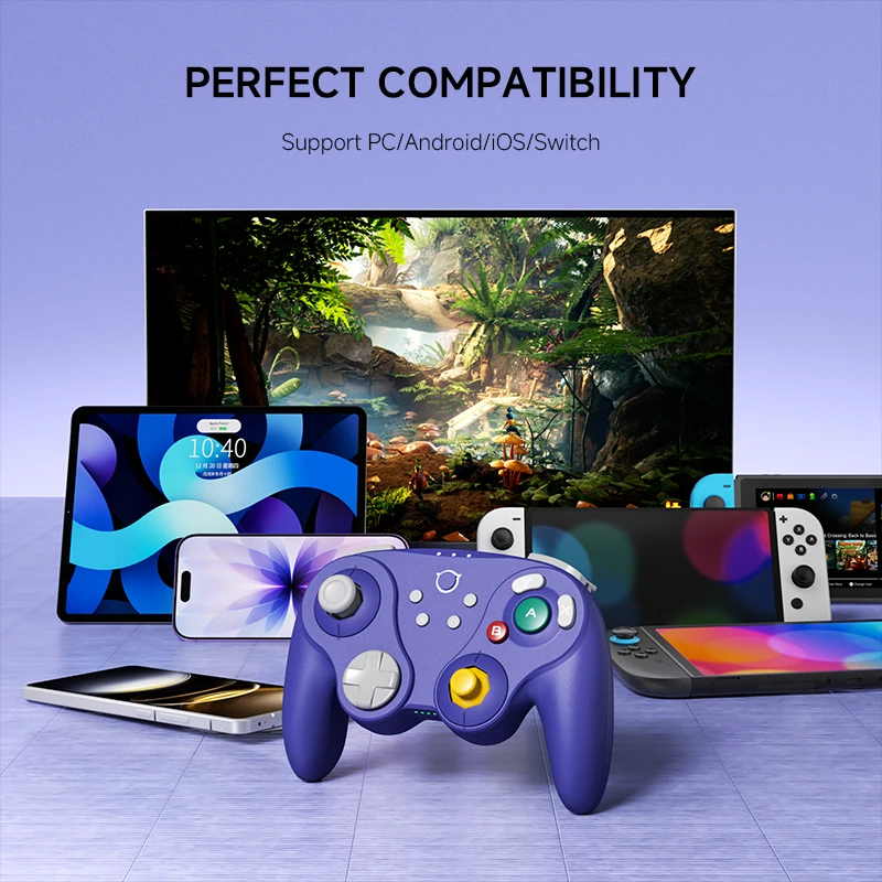 

NYXI Warrior Switch Bluetooth Joypad Purple PC Android IOS Lite Version