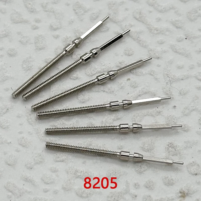 2PCS 4PCS 8205 Stainless Steel Movement Crown Axle Compatible with 2813 8205 Automatic Mechanical Movements Replacement Part