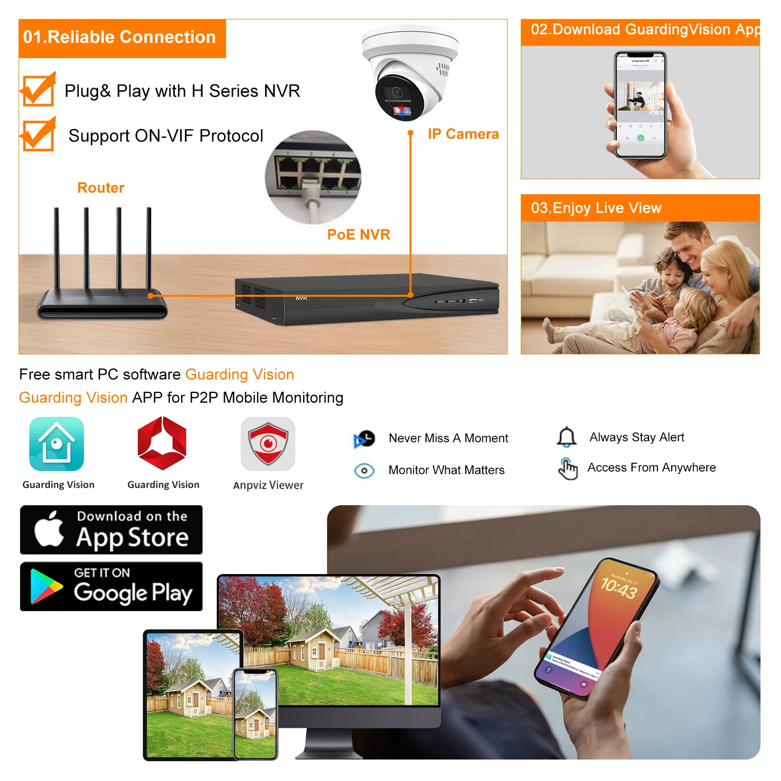 4 قطعة الولايات المتحدة الأمريكية فقط Anpviz 8MP PoE IP كاميرا ستروب الأحمر والأزرق الضوء والصوت إنذار ذكي اللون للرؤية الليلية كشف المركبات البشرية