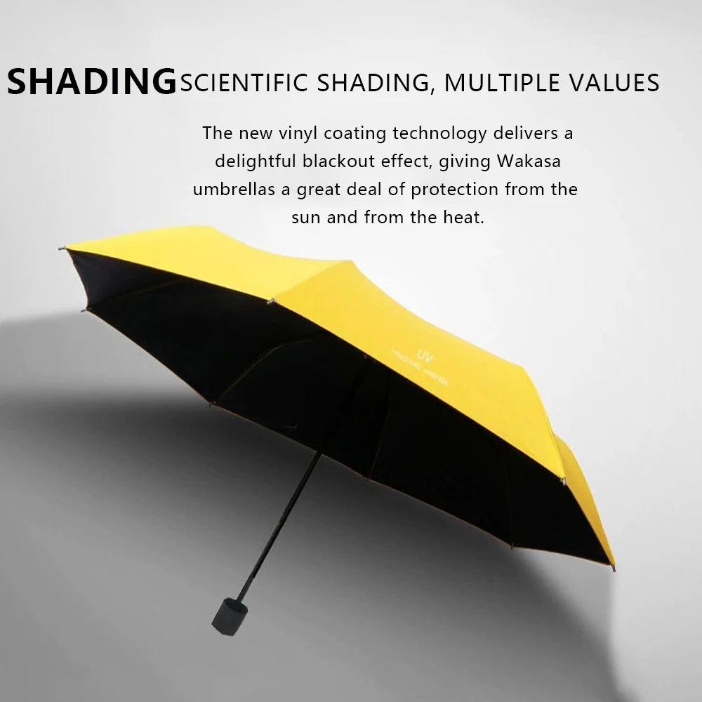 Umbrella Sunscreen Cartoon Sunny Rainy Automatic Folding Student Portable Parasol Shade Accessory Outdoor Gear