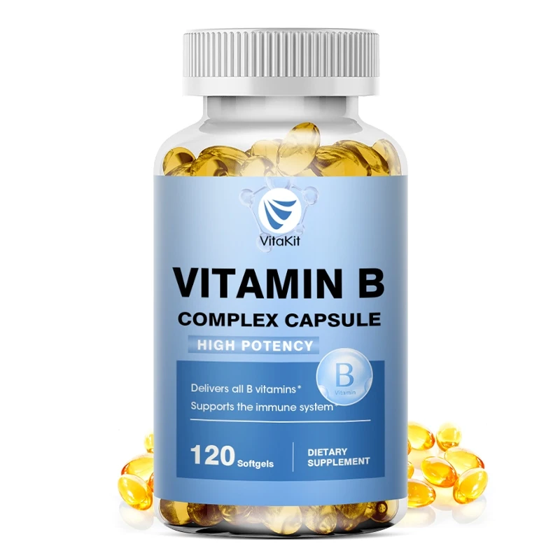 

Витаминные добавки B-Complex (B12 B1 B2 B3 B5 B6 B9 Folic Acid &Biotin) для системы повышения иммунитета