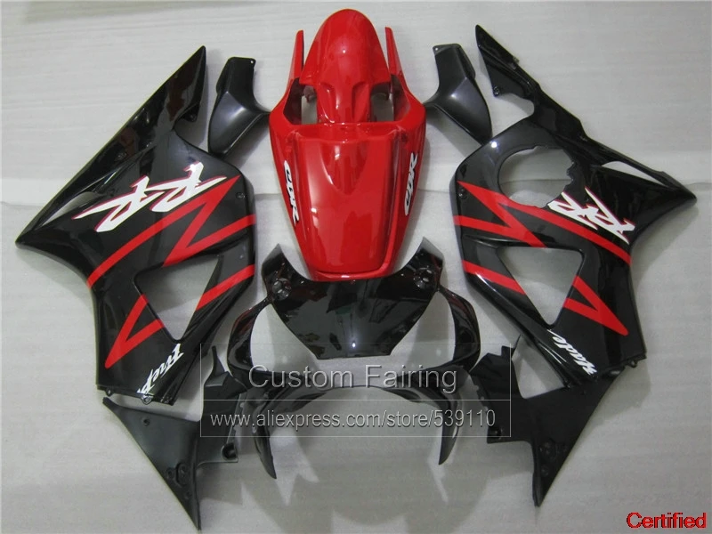 

New Motorcycle Fairing Kit For Honda CBR954RR 02 03 Red Black Fairings Set CBR954RR 2002 2003 BM6