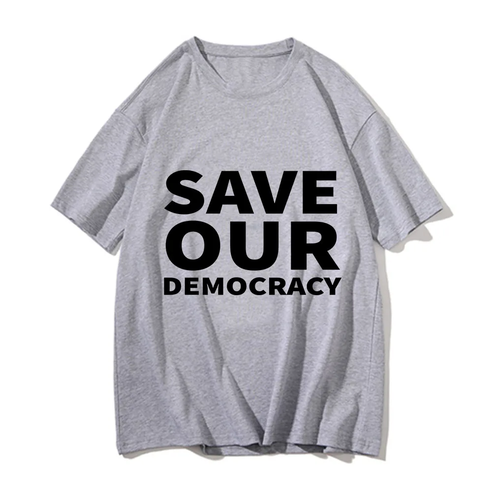 Camiseta de algodón con estampado de letras para hombre y mujer, ropa de calle informal, divertida, cómoda, transpirable