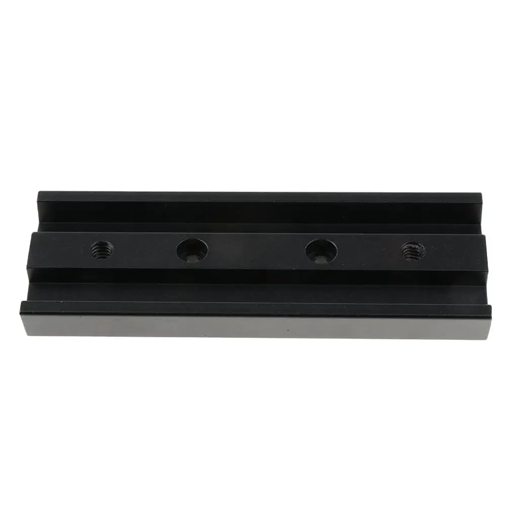 Dovetail Telescope Mount Plate Long 120mm Metal Adapter Rail for EQ Stand Monocular Telescope Tripod