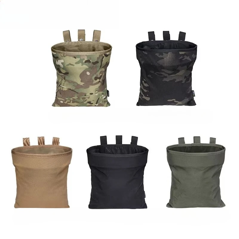 

500D Nylon High Capacity Tactical Dump Pouch Camouflage Storage Bag Waist-Mounted Utility Pouch Hunting Outdoor Tools Bag DIY