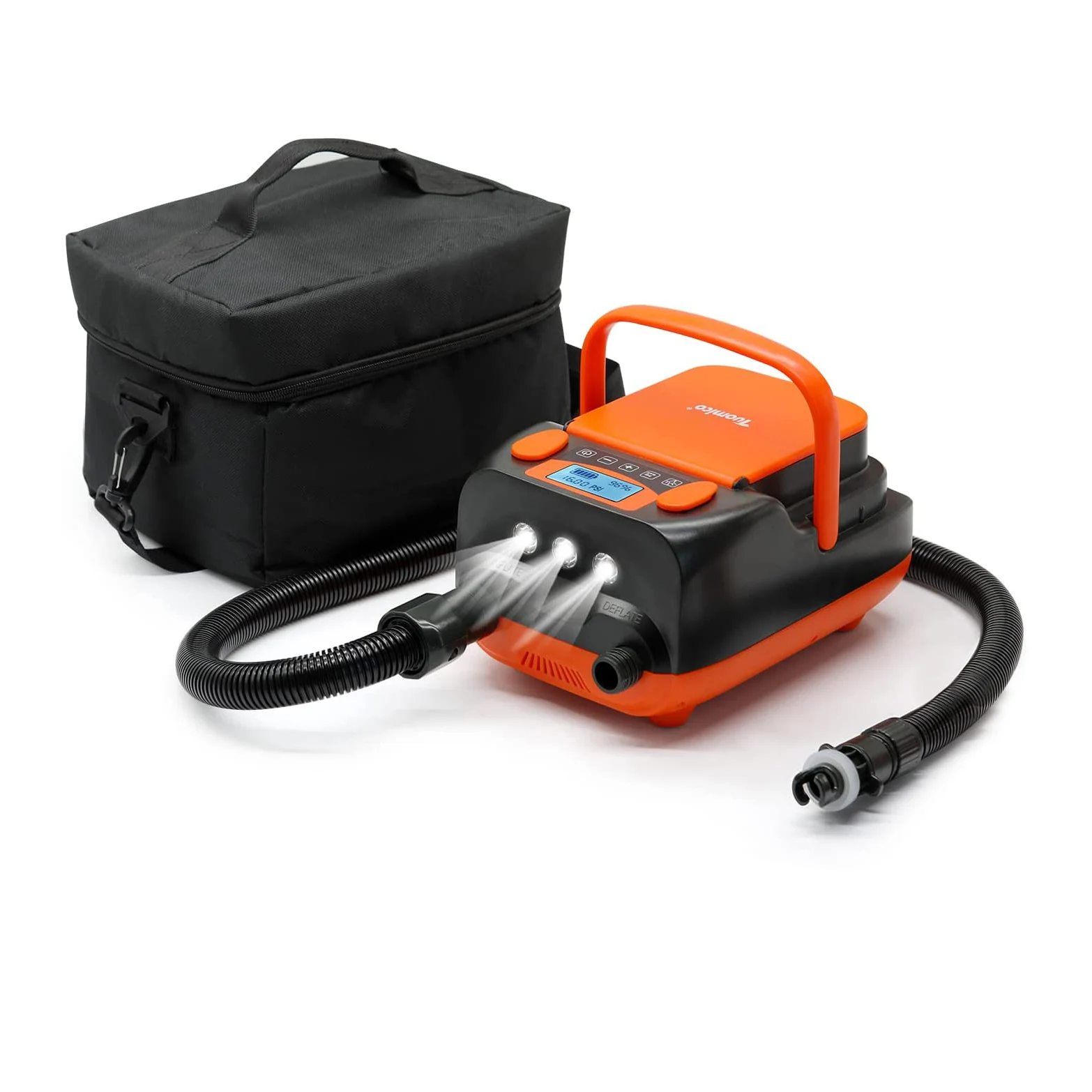 Good Quality Factory Price Electrical SUP air Pump for Inflatable sup Paddle Board 16PSI Board DC and Rechargeable Two-Way