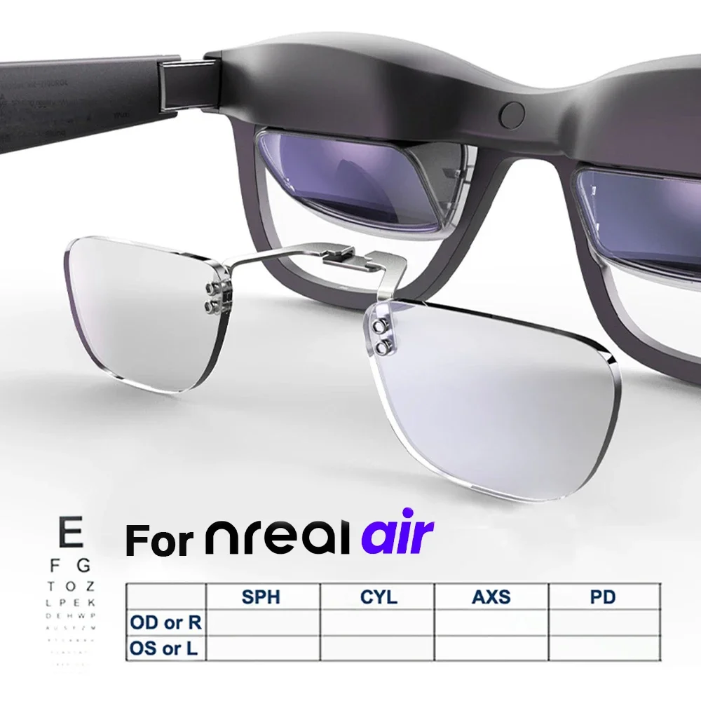 ملحقات نظارات AR الذكية من سلسلة Xreal Air مناسبة لقصر النظر وطول النظر