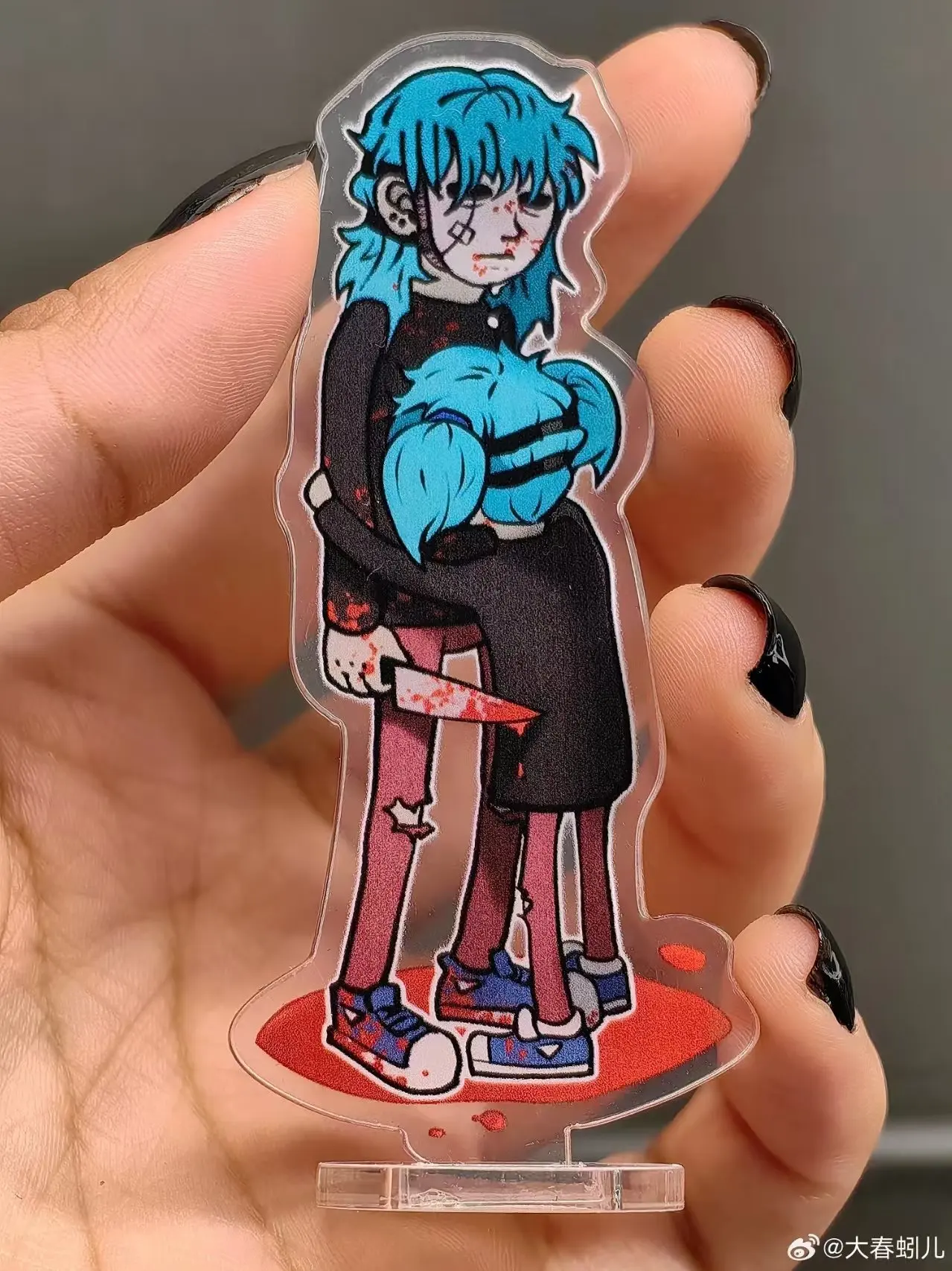 Sally Face Acrylic Stand Figure Display Anime Toy Model Collection Desk Decoration Ornament Accesorios Friend Gift