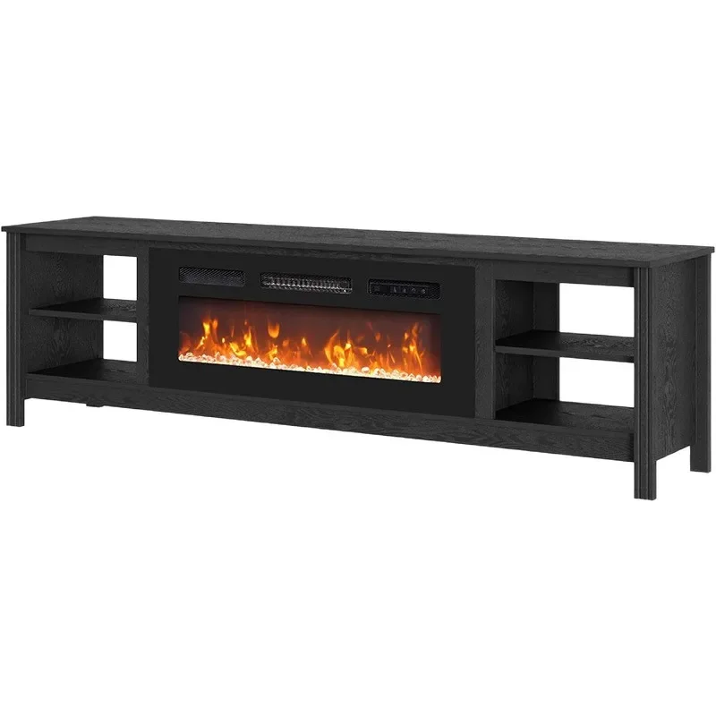 خزانة تلفزيون مدفأة قهوة بسيطة أرضية عصرية لتخزين أثاث غرفة المعيشة