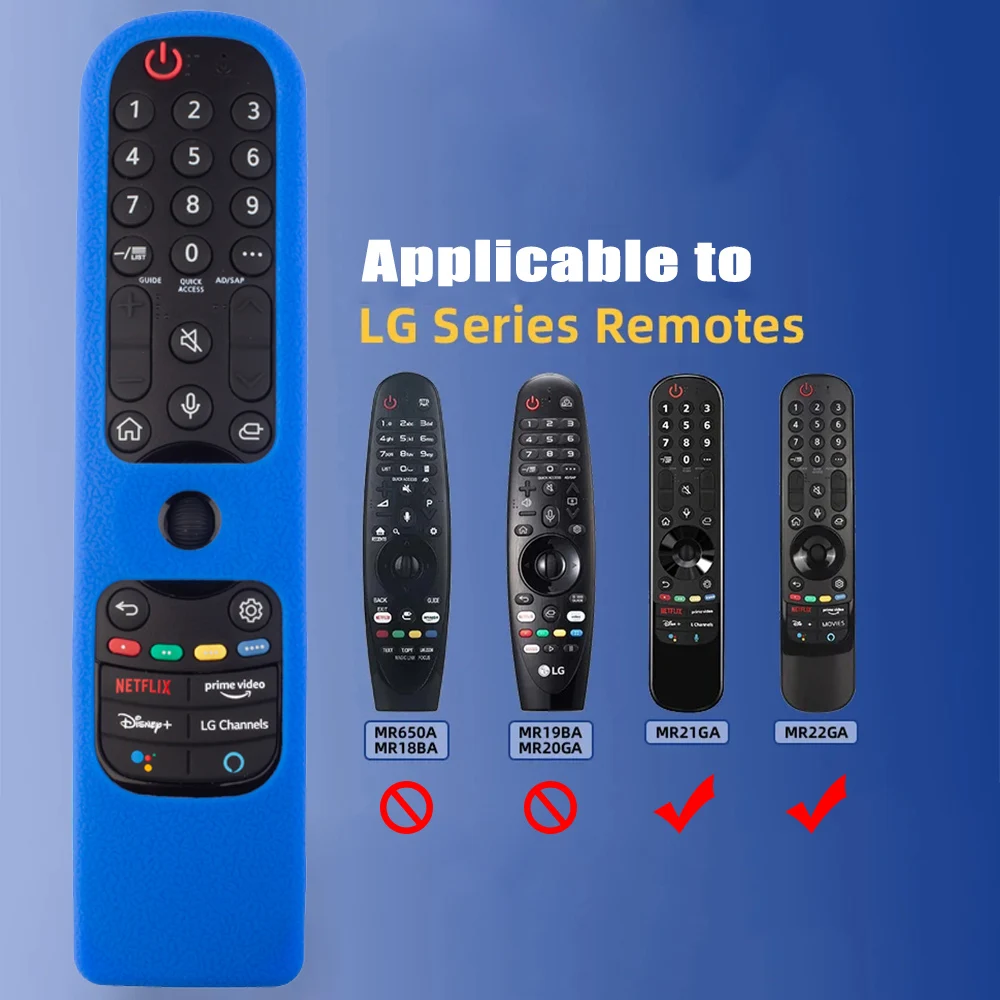 Hot Sale 1PCS Litchi Texture Silicone Cover Case for LG MR22GA 21GA MR21N MR21GC Remote Control Protective Cover
