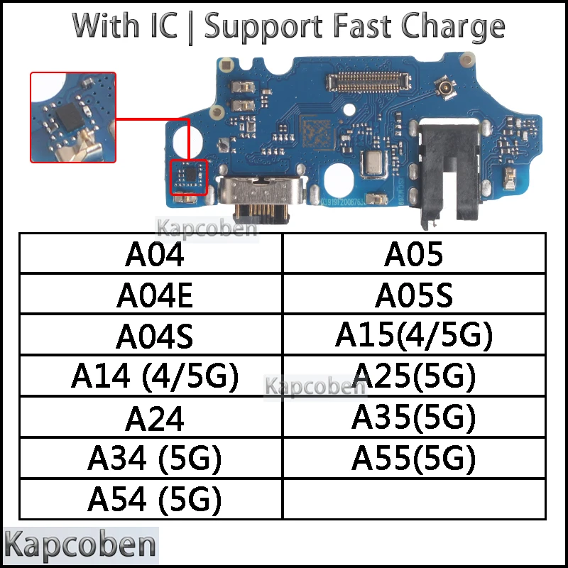 

Usb Dock Charger Port for Samsung Galaxy A35 A55 A04 A04E A04S A14 A24 A34 A54 A05 A05S A15 A25 4G 5G Charging Board Module