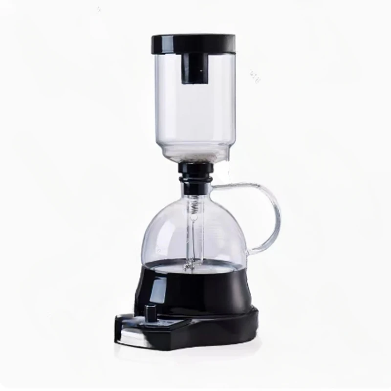 Japanese Style Electric Siphon coffee maker 3 cups vacuum Coffee machine Brewer Drip Tea Siphon Glass Pot filter Espresso maker