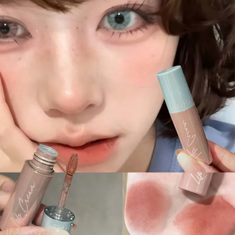 6-color Matte Velvet Lip Gloss Waterproof Long-lasting Silky Texture Lip Mud Easy To Apply Non-stick Velvet Mist Liquid Lipstick