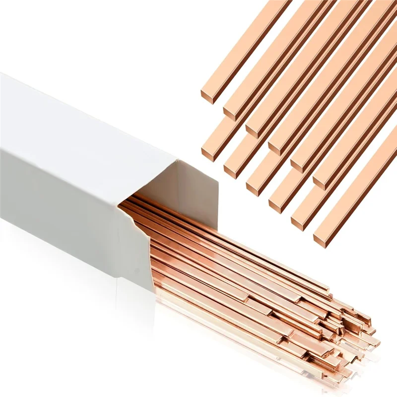 

Промышленные присадочные прутки для пайки 0.050" X1/8" X10" 80, плоские сварочные прутки для кондиционеров, холодильников, морозильных камер, оборудования HVAC-AT30