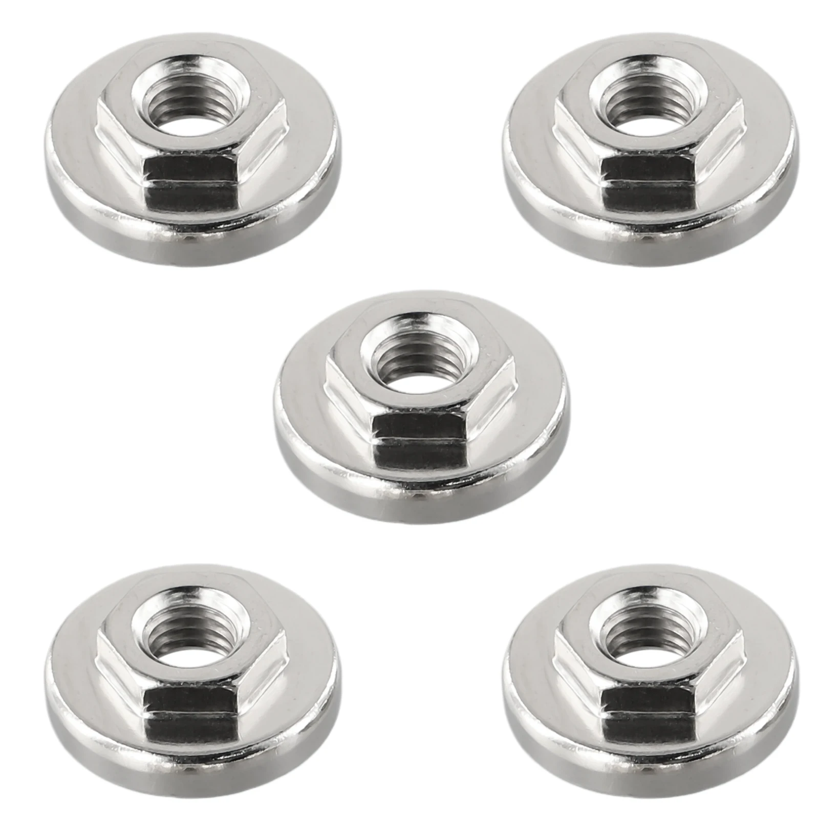 High Quality Angle Grinder Tool Accessories Angle Grinder Nuts Anti-rust Non-slip Silver Stainless Steel Tools