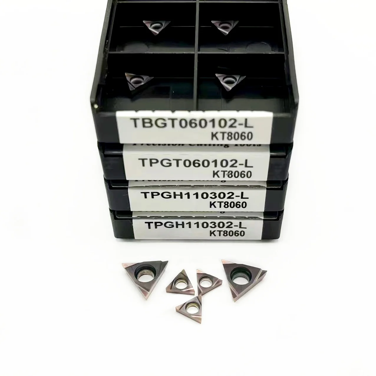 10PCS TPGH080202 TPGH090202 TPGH110302 TBGT060102 L KT8060 Carbide Inserts Boring Tools Cutter Cutting For Stainless Steel
