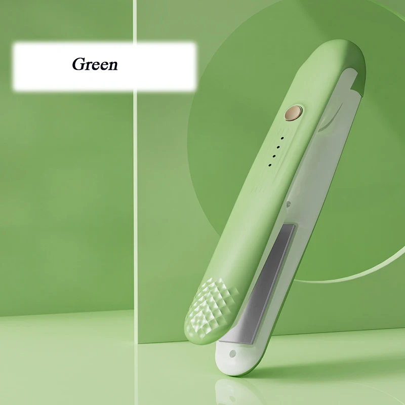 Mini alisador de cabelo multifuncional, alisamento e ondulação do cabelo, franja de ar, clipe reto