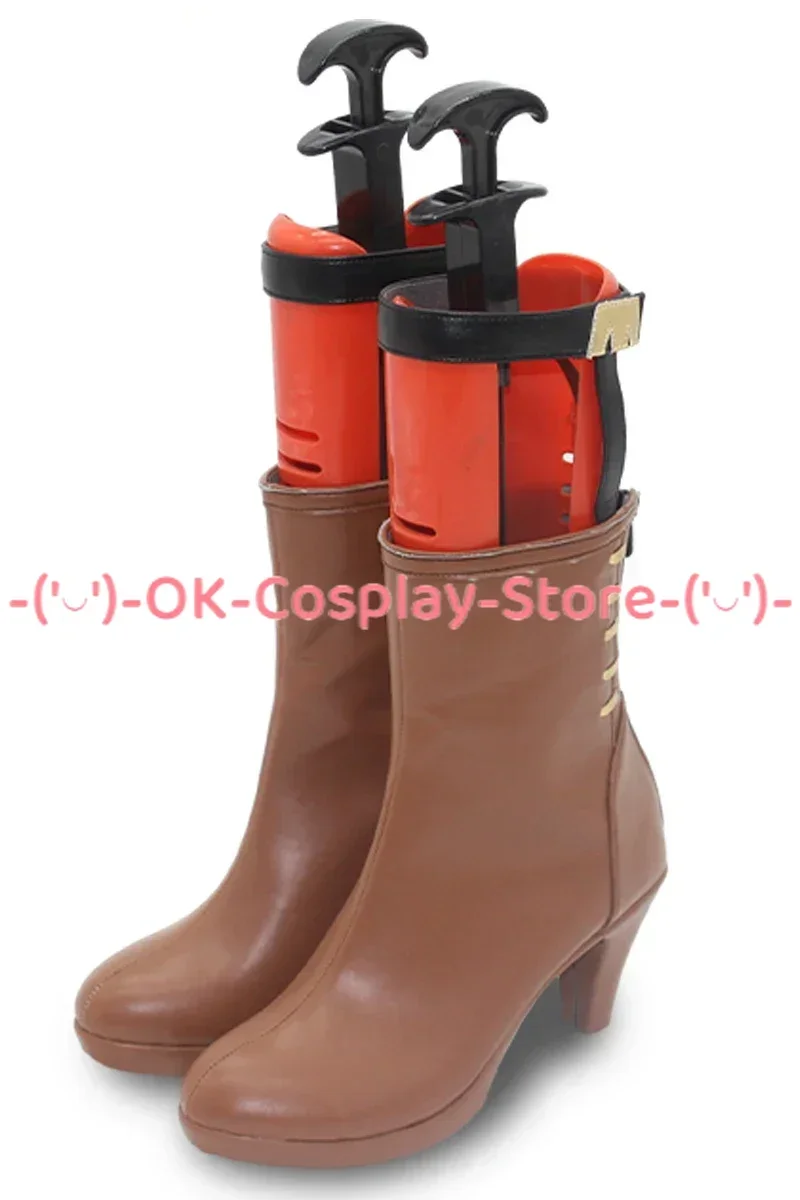 [Personalizzato] Blu Archivio WAKABA Scarpe Cosplay Gioco Anime Gioco di ruolo Costume Prop Halloween Carnevale Festa Festa Stivale in pelle PU