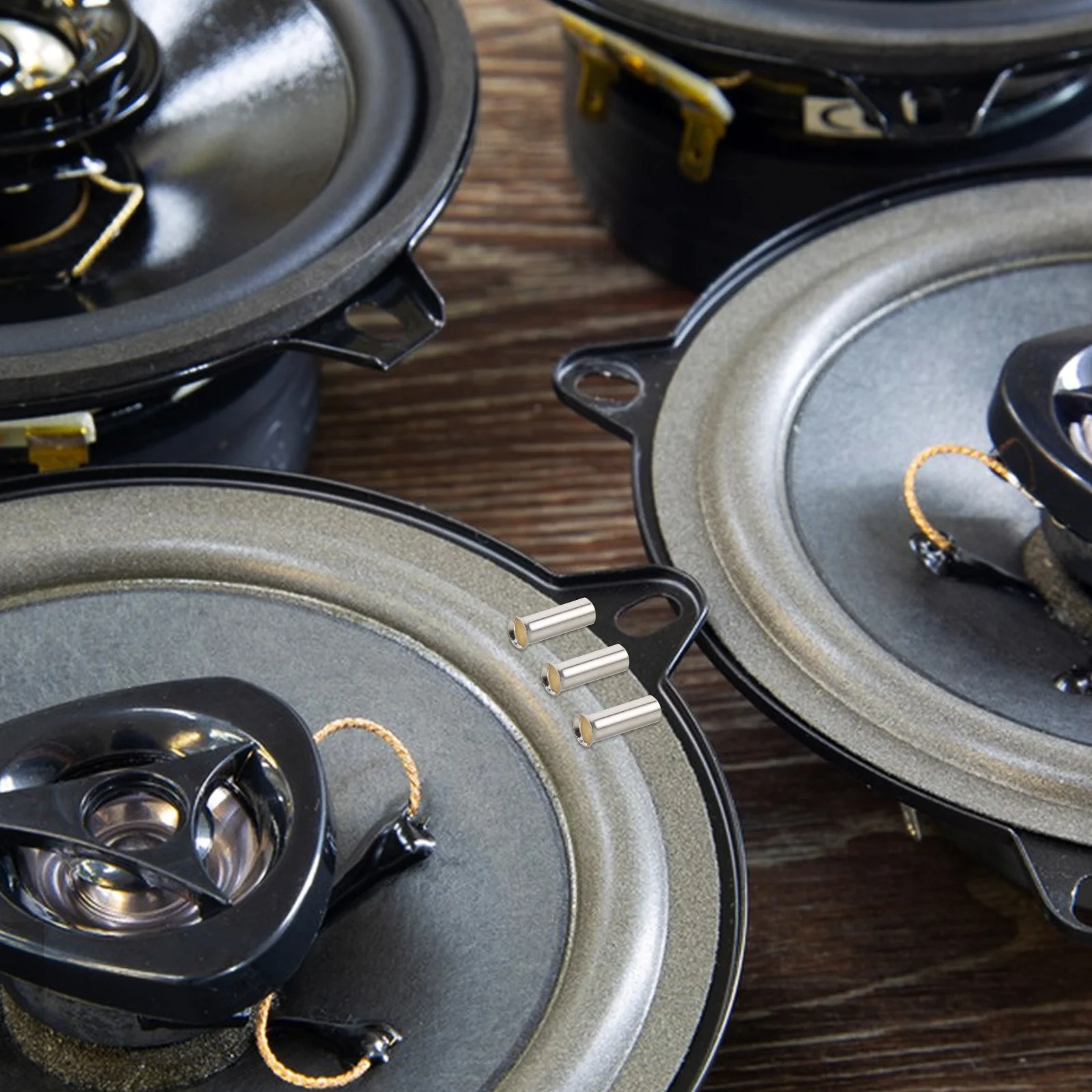 

10Pcs Copper Crimp Terminal Connectors Silver Plated for Car Audio Electrical Wire Ferrules Set Cable Terminals