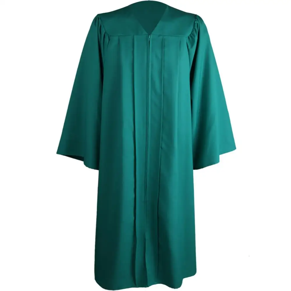 2023 Volwassen Zip University Academische Jurk Graduation Gown Robe Baret Cap Primaire Middelbare School Afstuderen Uniform