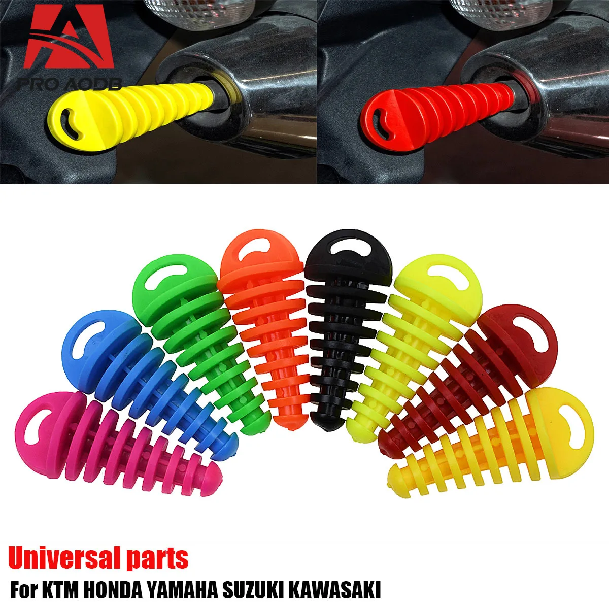 

Motorcycle Exhaust Pipe Plug Wash Plug Pipe Protector Exhaust Plug Move Blow-down Silencer wash For Honda KTM Yamaha Kawasaki
