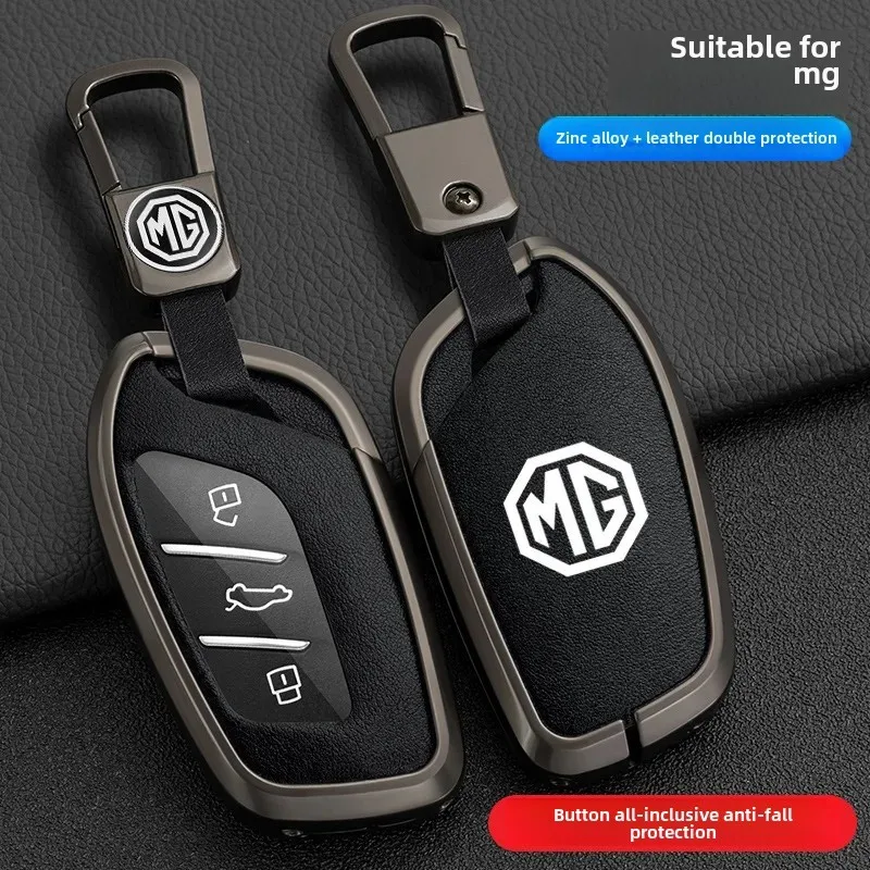 Luxury Car Key Case For 2021 Model New Crown 5 Key Cover Shell Second Generation MG5 For MG 4 2023 Mg4 Ev MG HS GT ZS EV ZX MG6