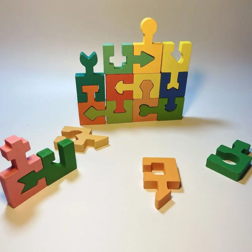 

Wooden Three-dimensional Puzzle Boards Space Training Educational Geometric Shape Matching Puzzle Logical Thinking Jigsaw