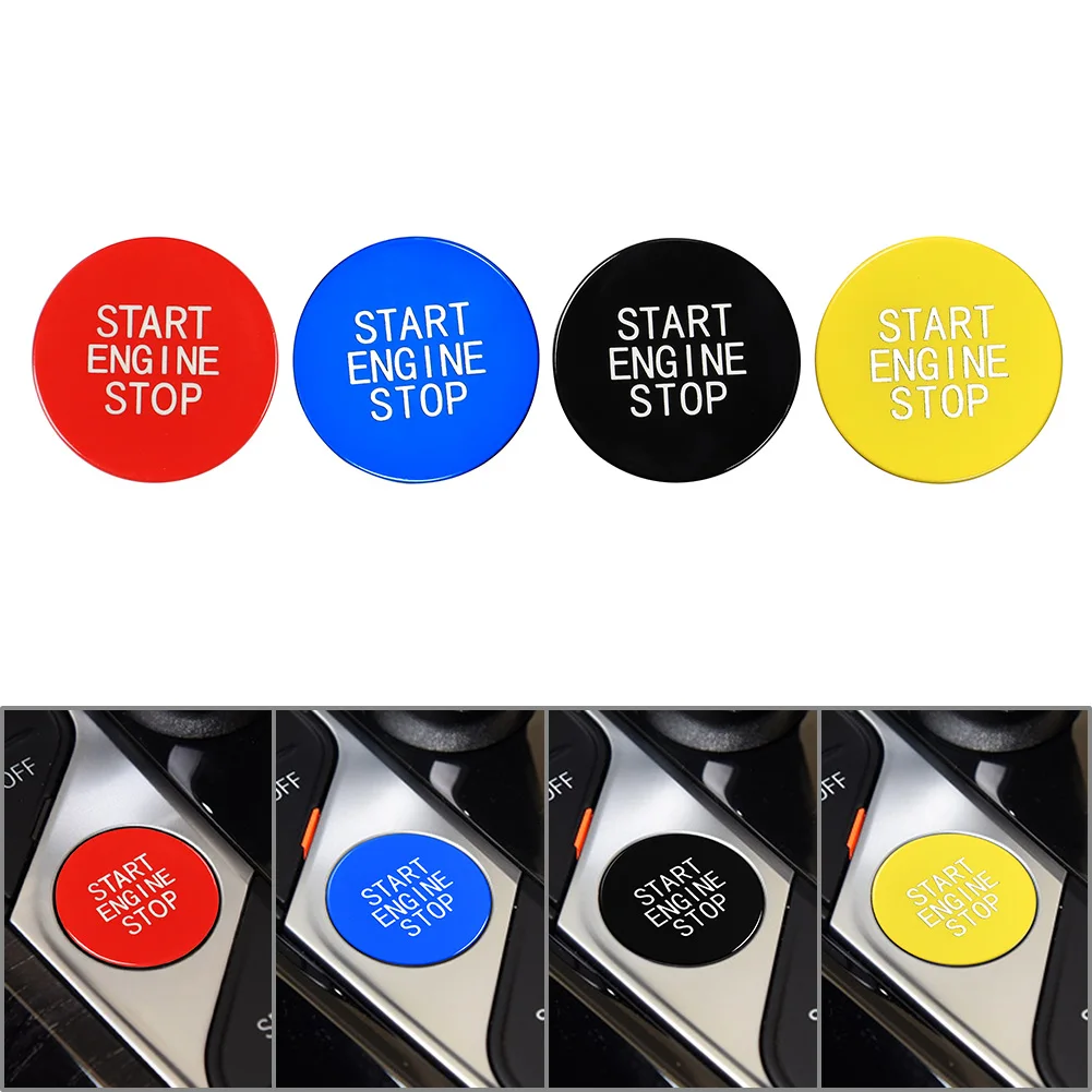 Car Engine Start Stop Button Switch Cover Trim For BMW 3 8 X Series G20 330i M340i G14 G15 G16 G05 X5 / G06 X6 / G07 X7 / G29 Z4