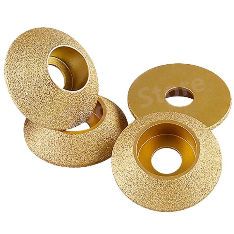 Imagem -05 - Peça 75*15 20 mm Brasagem Chanfro Diamante Borda Perfil Rebolo Eficiente Pedra de Mármore Borda Ângulo Moagem 1