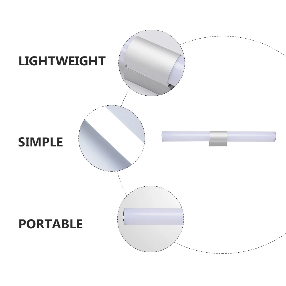 

Modern LED Front Light for Bathroom Makeup with Simple Design Perfect Makeup Mirror Light Lighting Portable Lightweight