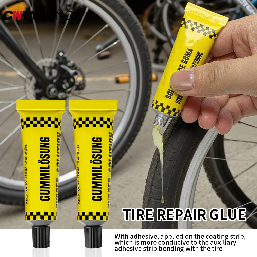 

10 шт., клей для ремонта автомобильных шин, резиновые полоски, универсальный ремонт колес, внутренняя трубка, прокол, резиновый клей, автоаксессуар