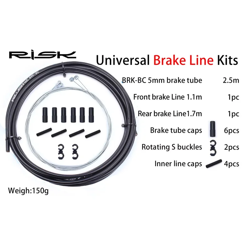 Risk Bicycle Shift Gear Derailleur/Brake kits Wire Tube Line Hose Basic Brake/Shift Cable&Housing Group Sets For MTB Bike Road