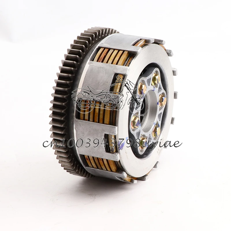 70 Teeth Clutch Engine 6 Slices Thick Gear  CG/CB200 Fit For ZS LC LF CG200 Water-cooled  Off Road Motocross LH-112