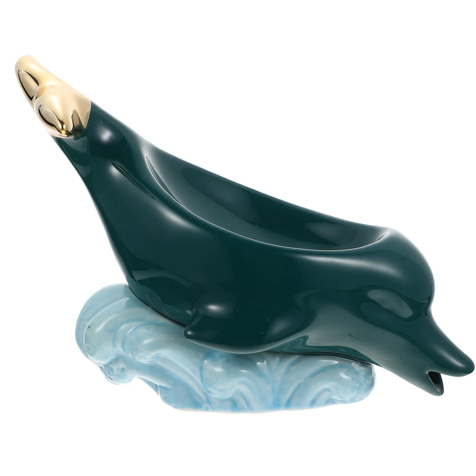 

Керамическая мыльница в форме дельфина для ванной комнаты, дренажный контейнер для мыла, мультяшный держатель для хранения в виде животного, скандинавский стиль