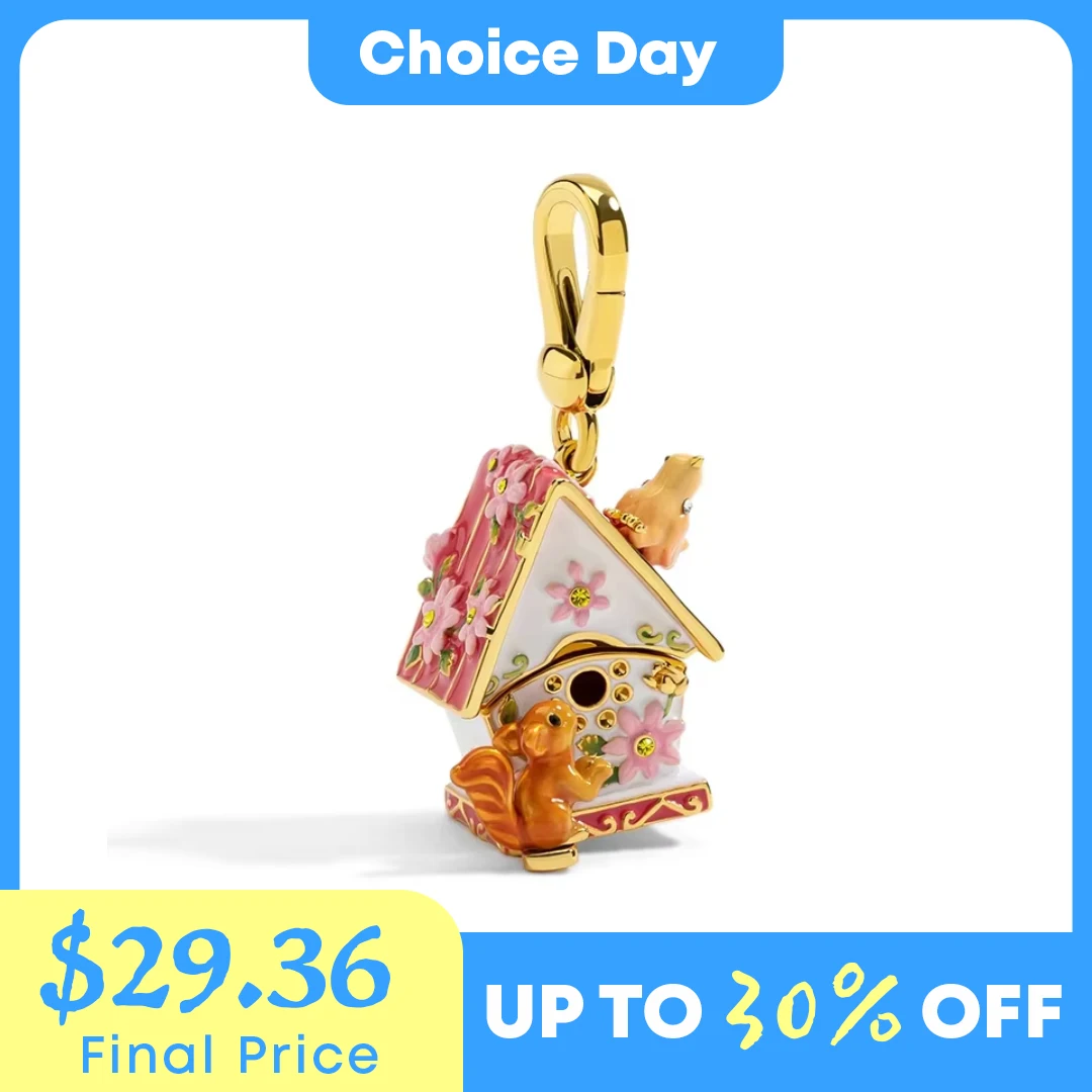 

Ожерелье-подвеска Juicy Grape ручной работы с эмалевой изображением белки в деревенском стиле, позолоченное 18-каратным золотом, цепочка для свитера, брелок, подарок на День рождения и Рождество