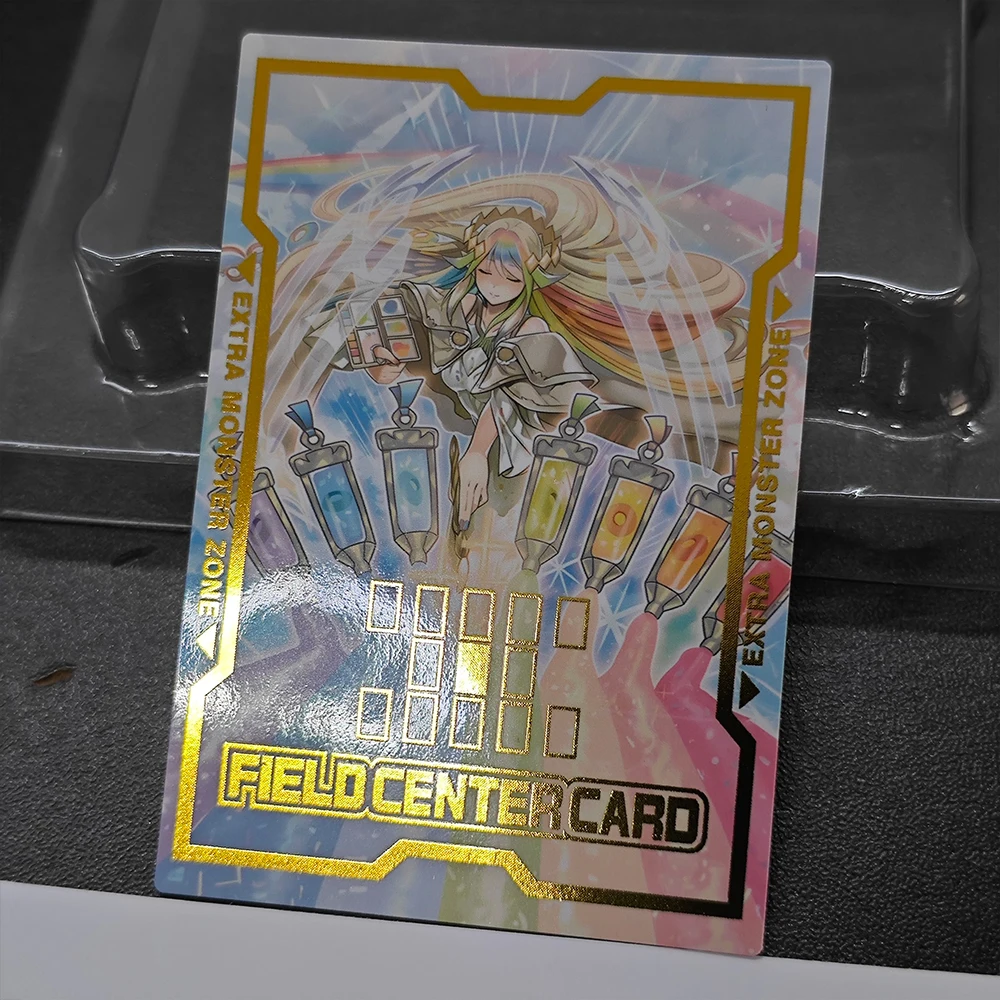 Yu-gi-oh bricolage 4 pièces/ensemble Live Twin Lil-la le peintre météo textures arc-en-ciel réfraction arc-en-ciel Flash jeu de combat de table garçons