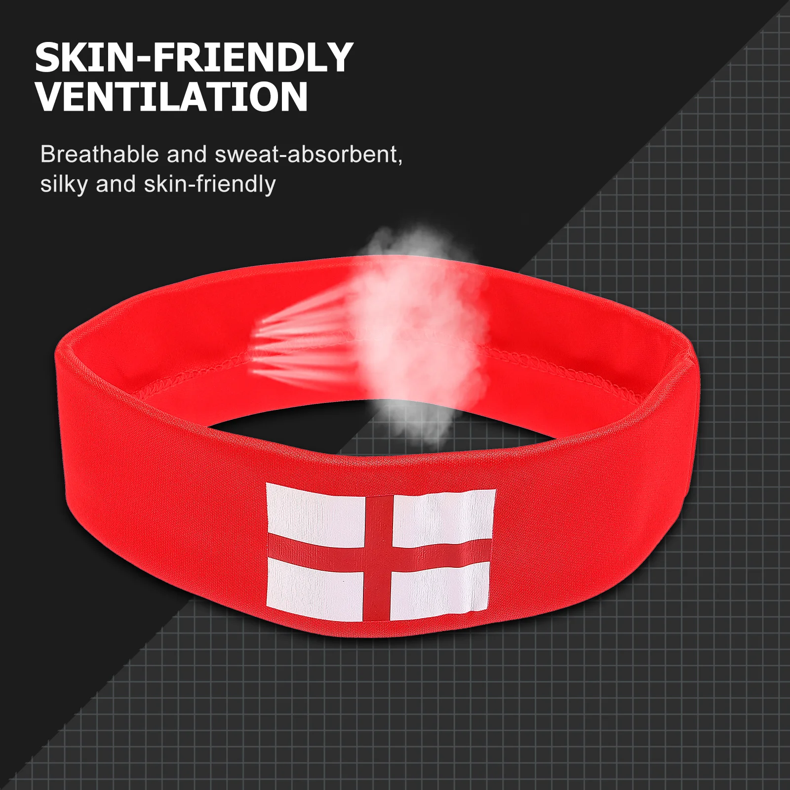 قطعتان من عصابة الرأس القماشية لكرة القدم، تصميم إبداعي رقيق، مثالي لأغطية الرأس المختلفة