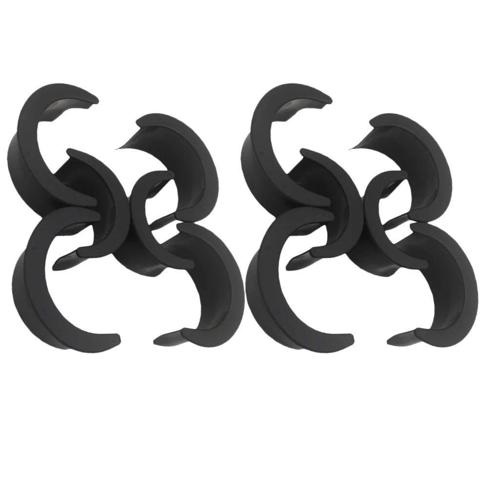 Accessori per tavoli da biliardo Fodere tascabili in plastica nera durevoli per biliardo Cornici a rete a 8 lati Installazione semplice Eco