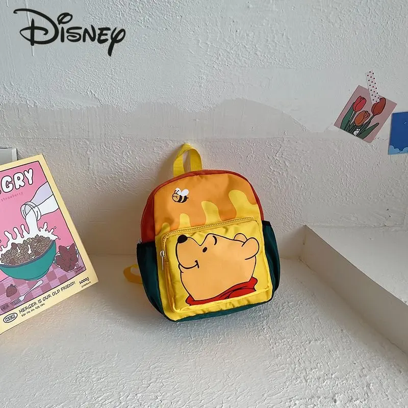 Disney Winnie Beer Nieuwe Kinderen Rugzak Luxe Merk Mode Jongens En Meisjes Rugzak Cartoon Schattige Kinderen Schooltas