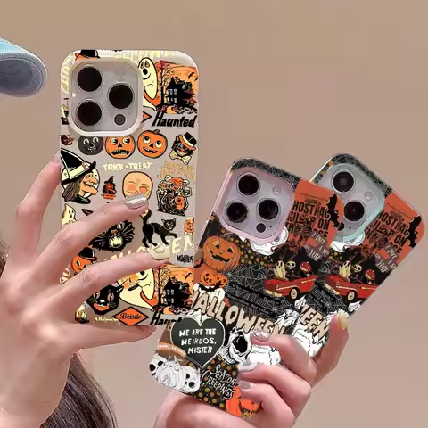 Halloween Case For Infinix Note 30 40 Pro 50S Hot 50 Plus 8 9 Play 10 Lite 11S 12 Smart 9 7 TECNO Camon 40 Pro SPARK GO 2025