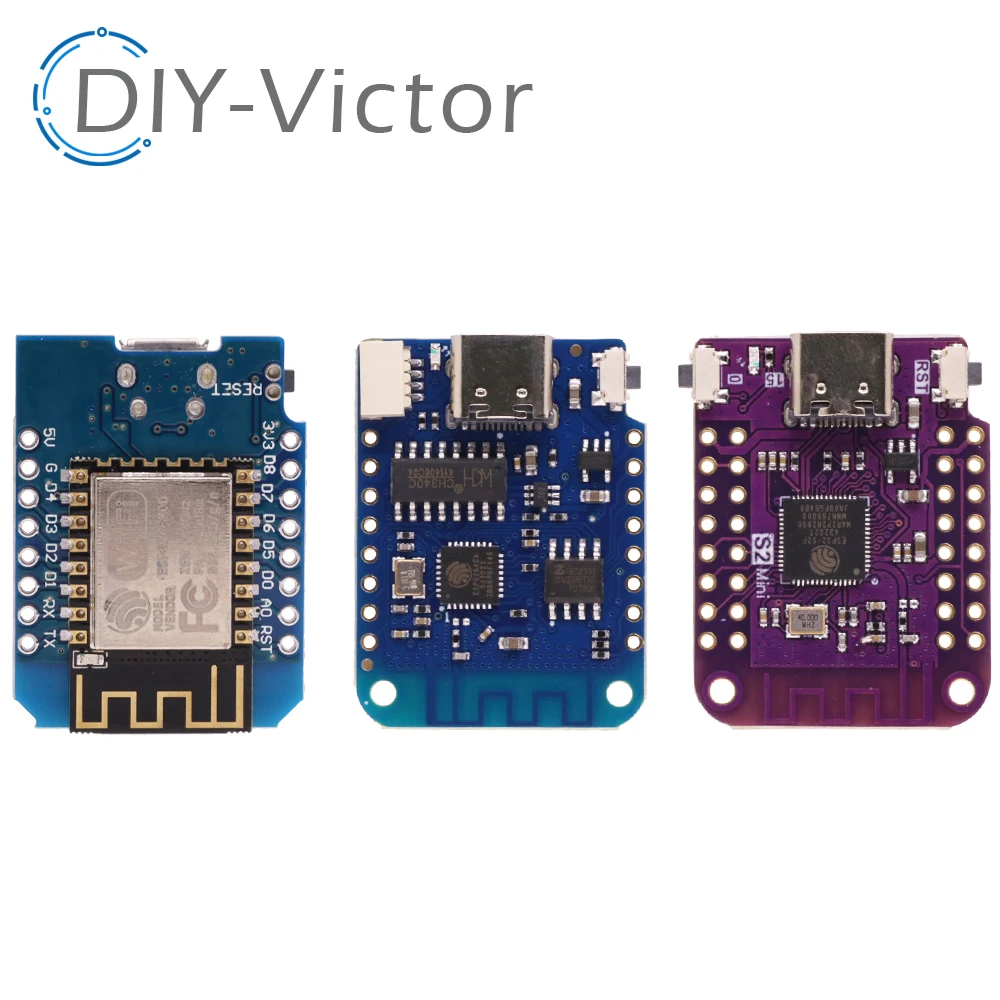 ESP32 ESP8266 ESP-12 ESP-12F CH340G CH340 S2 TYPE-C USB WeMos D1 Mini PRO V3.0.0 scheda di sviluppo WIFI NodeMCU Lua IOT 3.3V