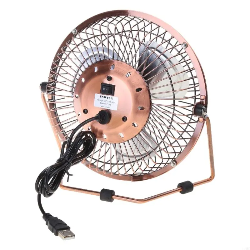 F68C 4/6inch USB Desk Fan Table Table Table Fan قابل للتعديل 360 درجة قابلة للتدوير