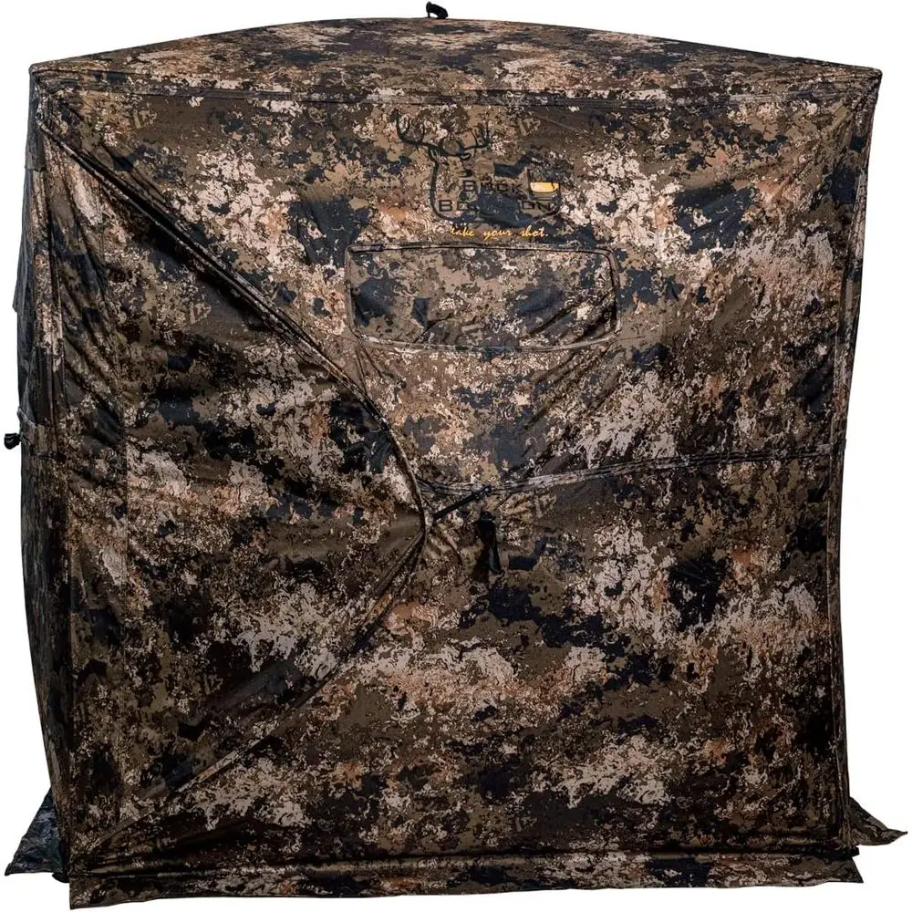 향상된 은폐 및 편안함을 위한 일방향 메쉬 사냥용 블라인드