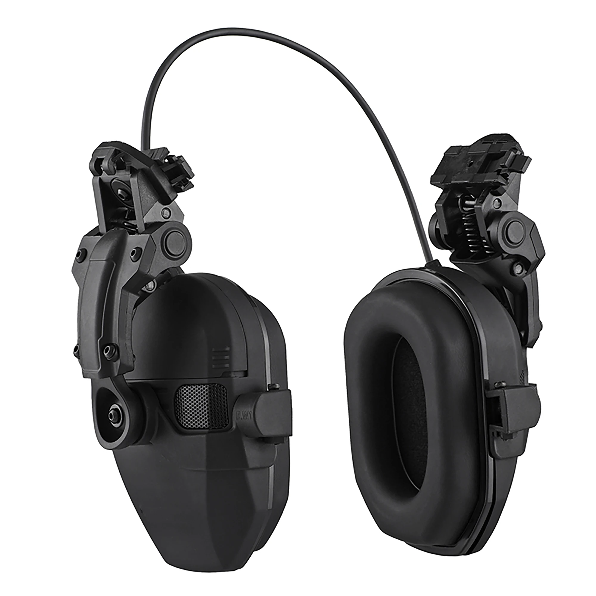 

Tactical Shooting Earmuffs NRR 23dB Active Noise Cancelling Hearing Protection for Hunting Electronic Headset Helmet Compatible