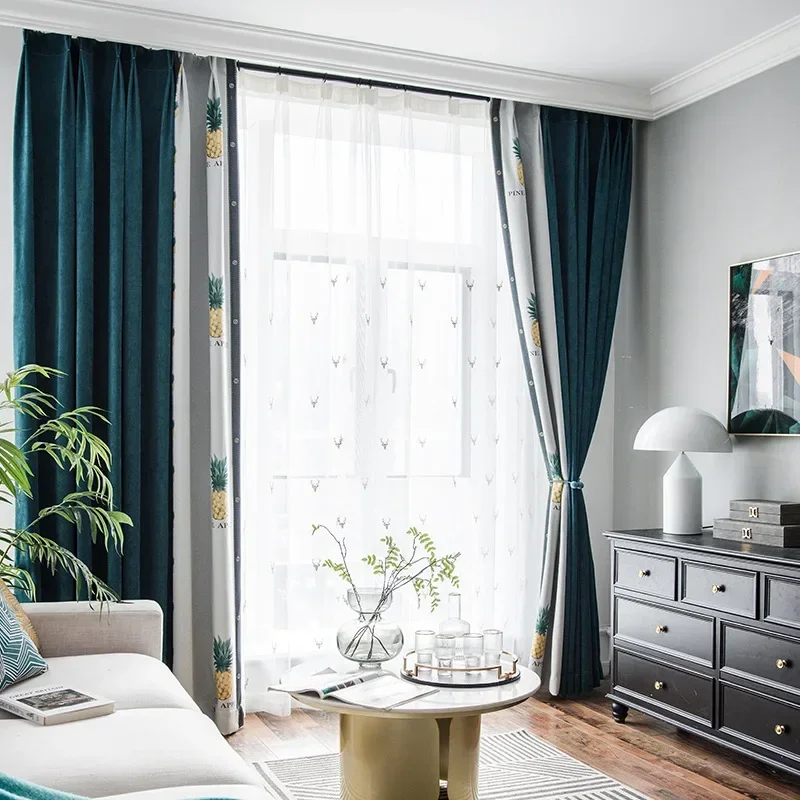 

Новая ткань для штор с синельной строчкой, однотонная ткань, простое затенение, свободная резка и утолщенная геометрия, элегантный благородный