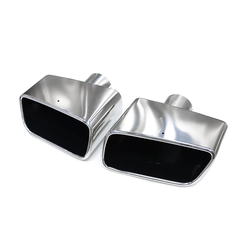 1 Paar große Größe 160 mm 210 mm Breite Auspuffspitze Schalldämpferspitze Edelstahl Vierkantrohr Autoauspuff Endrohr Düse