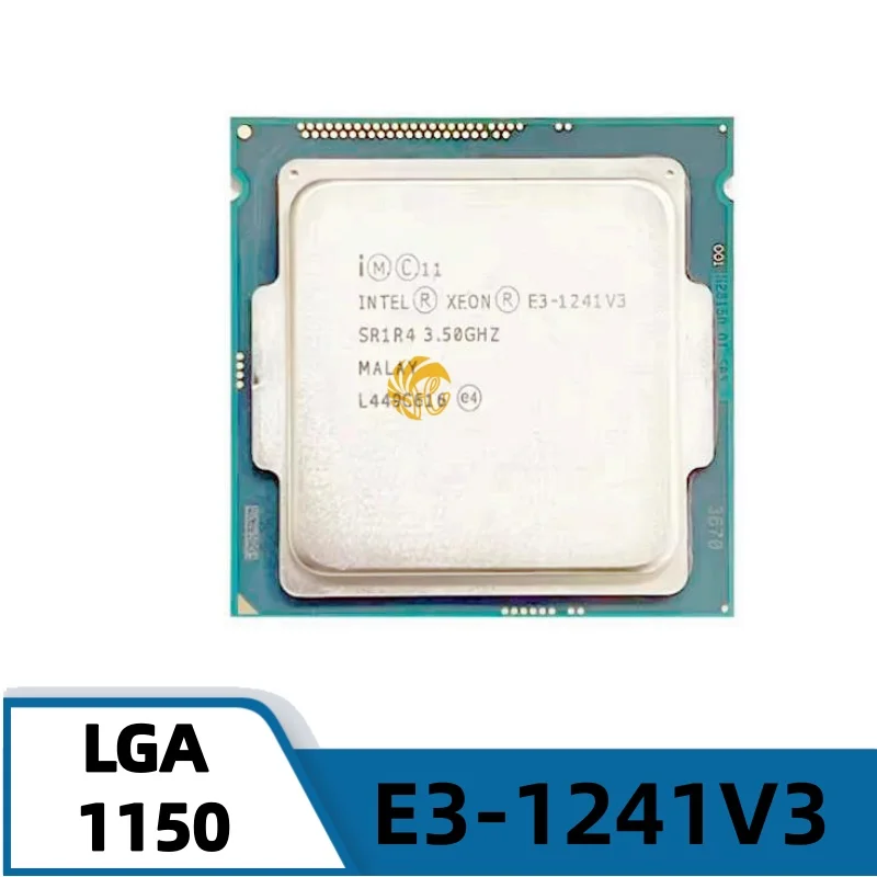 

Intel Xeon E3-1241V3 3.5 GHz Quad-Core Eight-Thread CPU 80W LGA 1150 E3 1241V3 E3-1241 V3